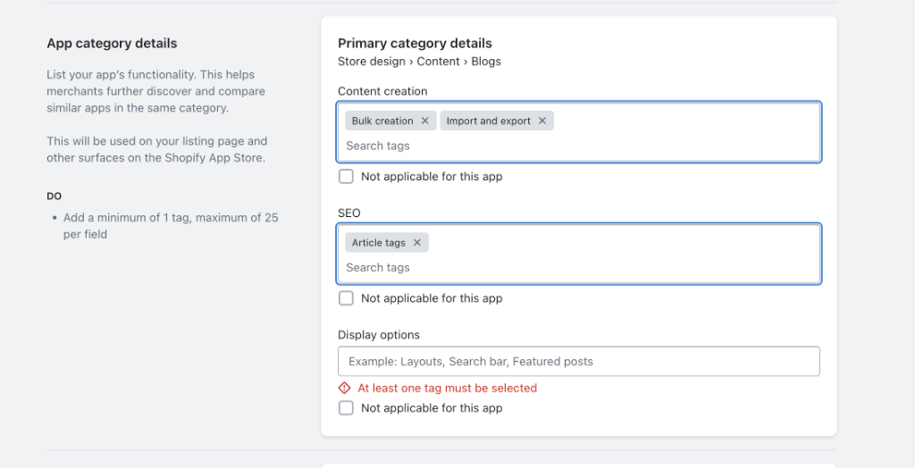 Bulk editor with multiple articles
